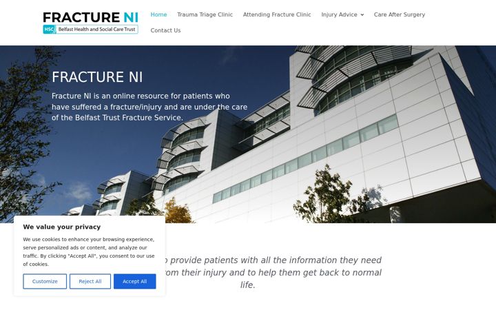 Screenshot of fractureni.com