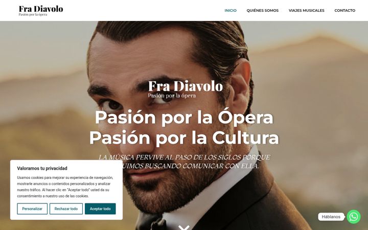 Screenshot of fradiavololiceu.com