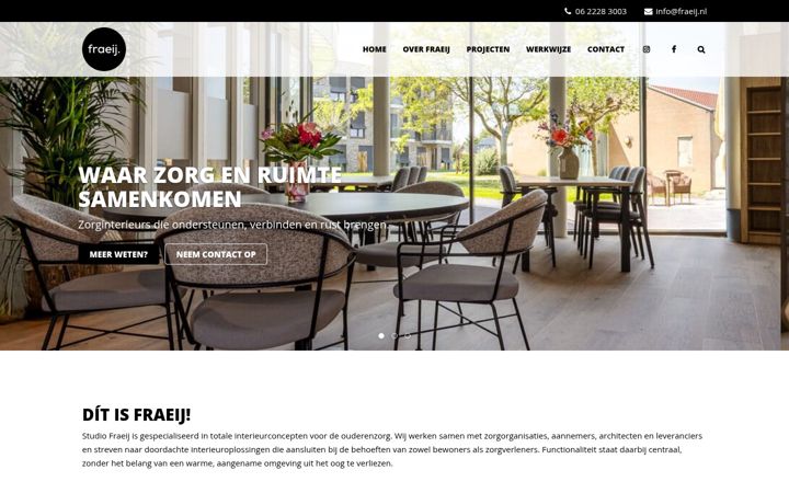 Screenshot ta' fraeij.nl