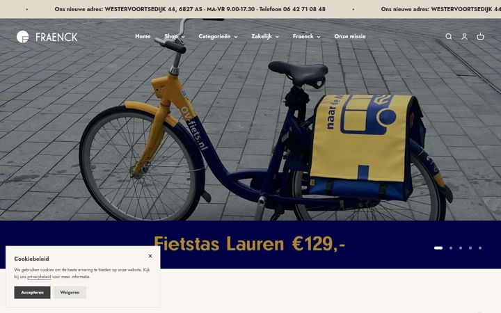 Screenshot of fraenck.com