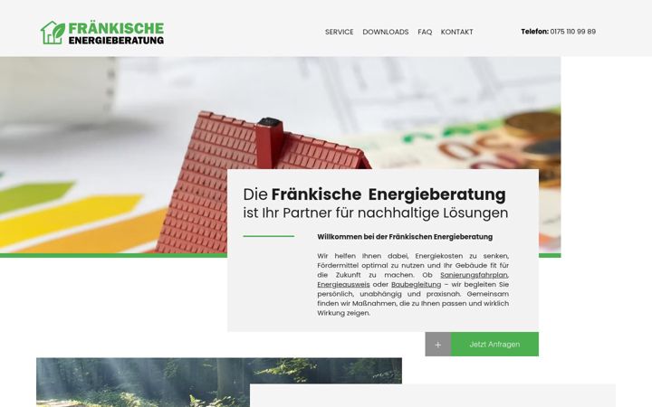 Screenshot του fraenkische-energieberatung.de