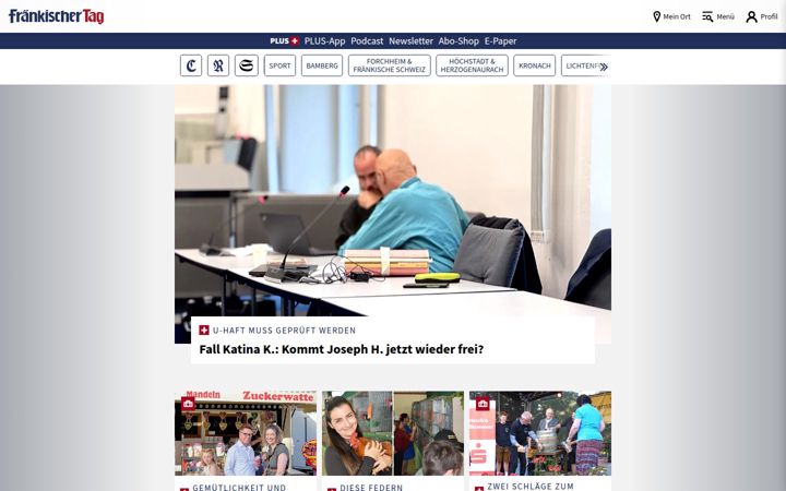 Screenshot of fraenkischertag.de