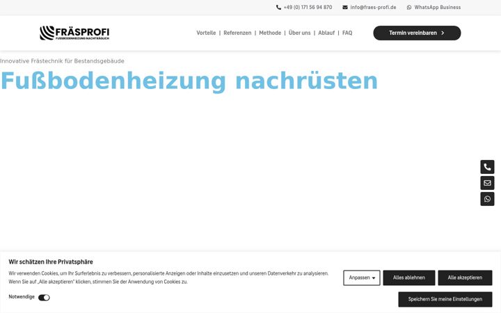 Screenshot of fraes-profi.de