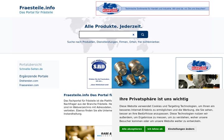 Screenshot ta' fraesteile.info
