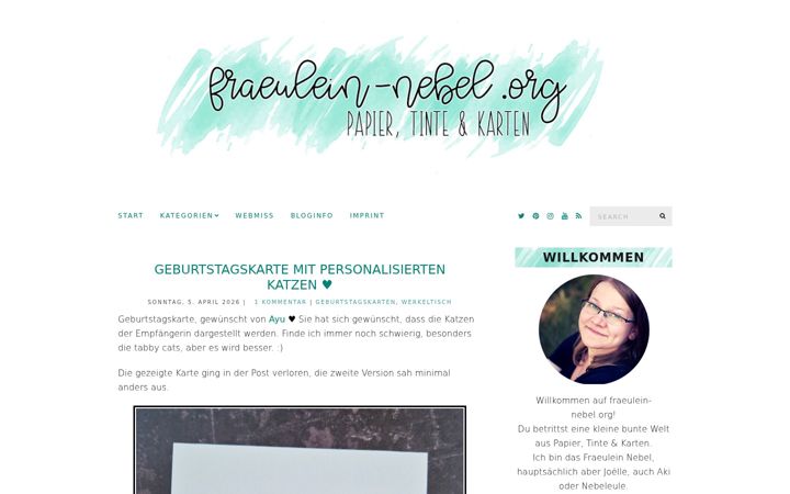 Screenshot of fraeulein-nebel.org