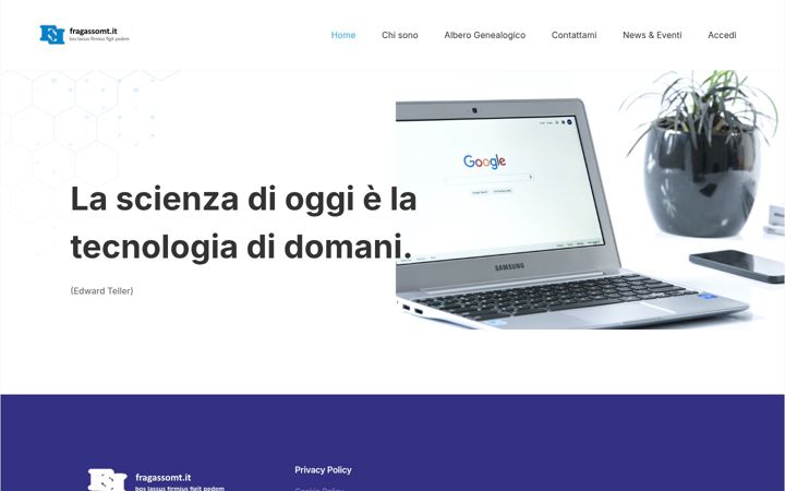 Screenshot of fragassomt.altervista.org