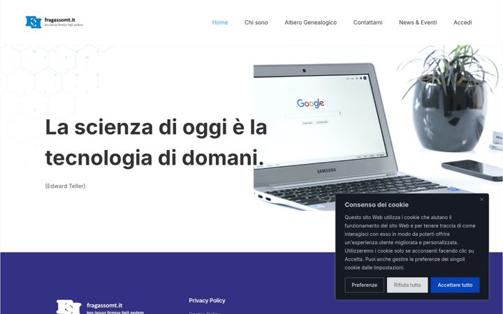Screenshot of fragassomt.it