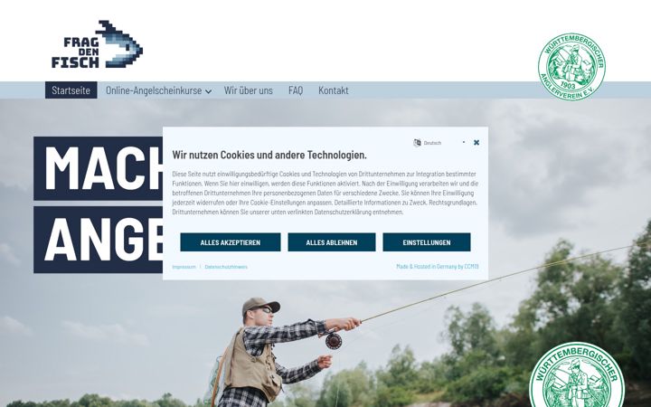 Screenshot of fragdenfisch.de