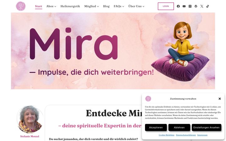 Screenshot of fragdochmenzel.net