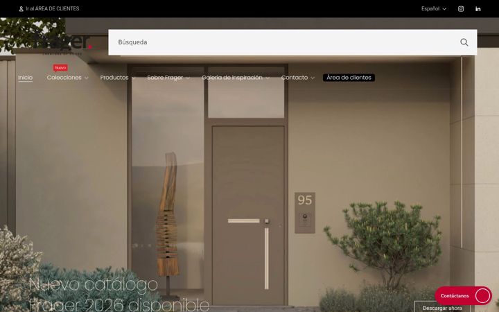 Screenshot of frager.es