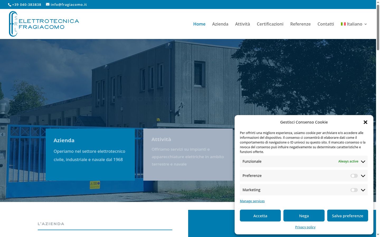Capture d'écran de la bannière de consentement affichée avant toute interaction