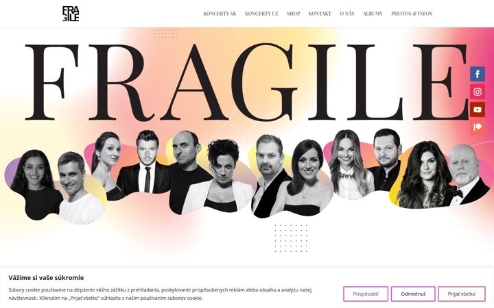 Screenshot of fragile.sk