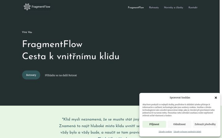 Screenshot of fragmentflow.cz