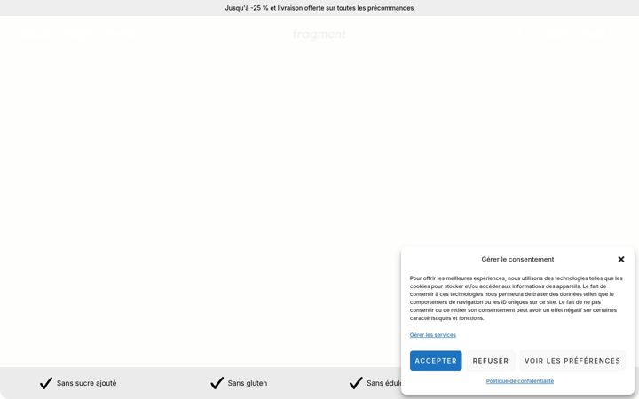 Screenshot of fragmentnutrition.com