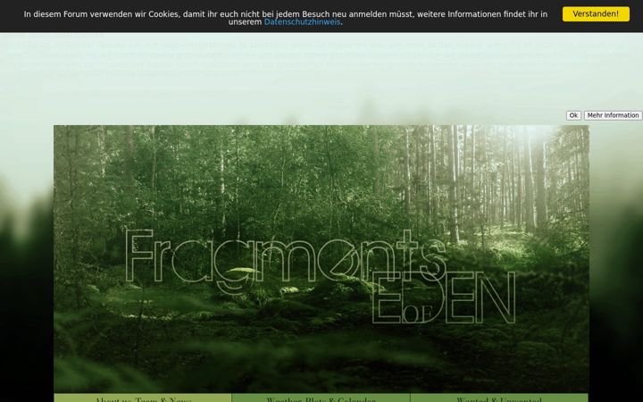 Screenshot of fragmentsofeden.de