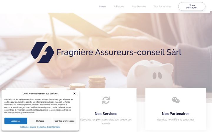 Screenshot of fragniere-assurances.ch