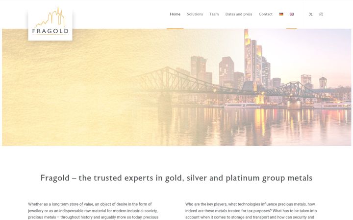 Screenshot of fragold.de