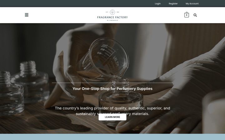 Screenshot of fragrancefactory.ph