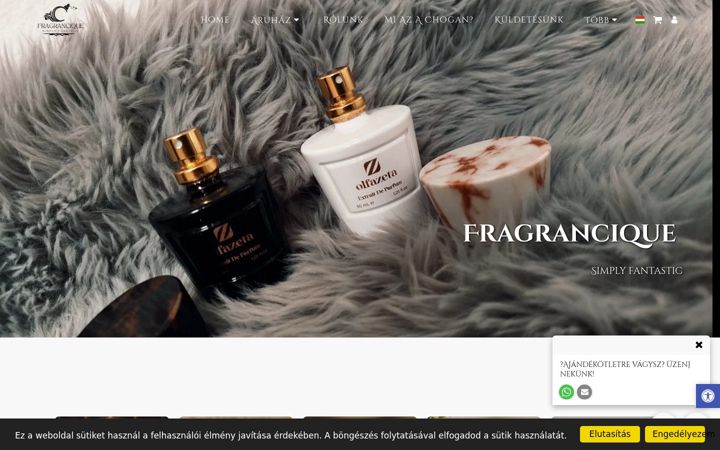 Screenshot of fragrancique.com