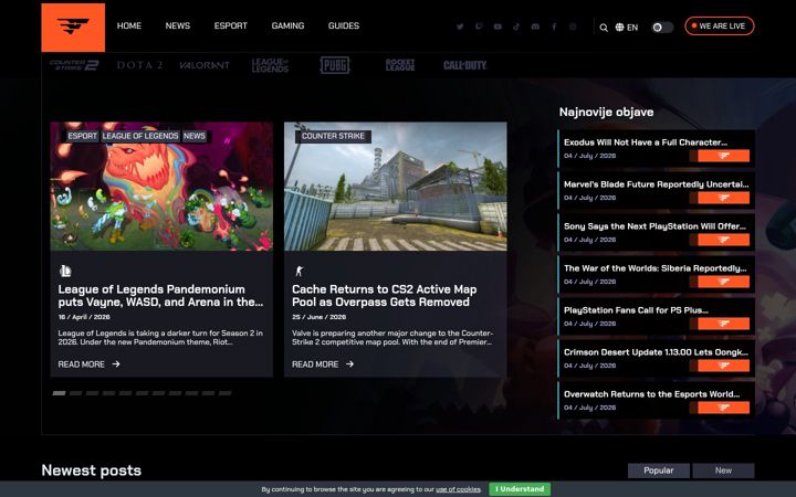 Screenshot of fragster.com