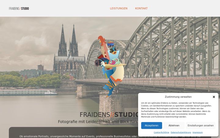 Capture d'écran de fraidensstudio.de