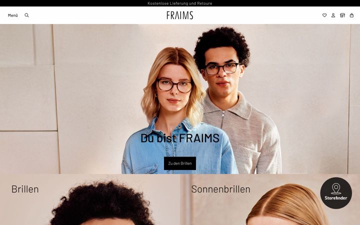 Screenshot of fraims.com