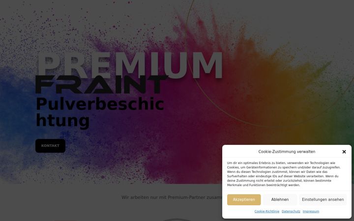 Screenshot of fraint.de