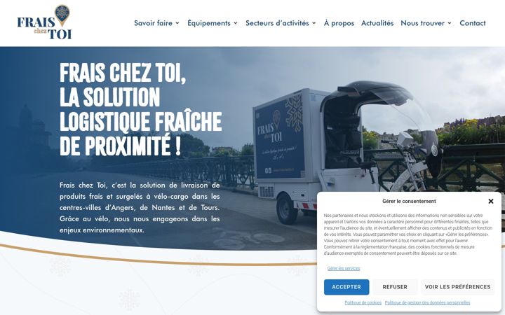 Screenshot of fraischeztoi.fr