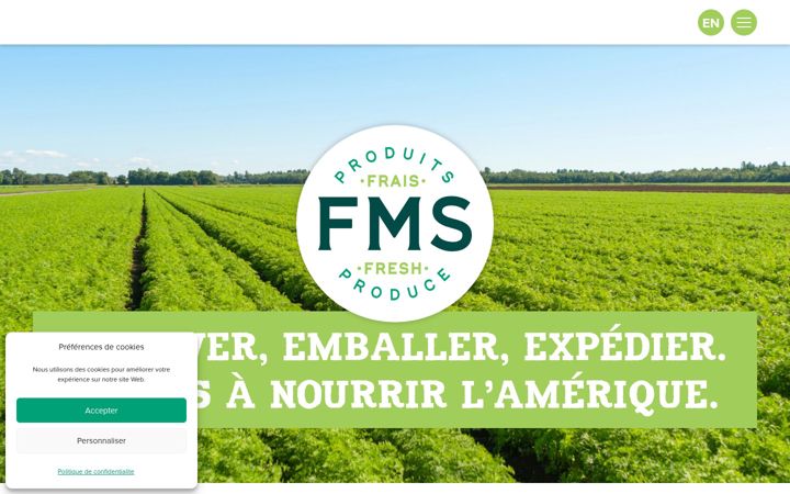 Screenshot di fraisfms.ca