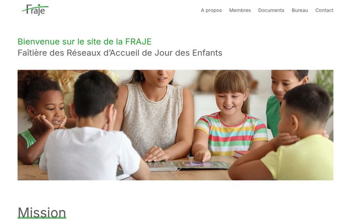 Screenshot of fraje.ch
