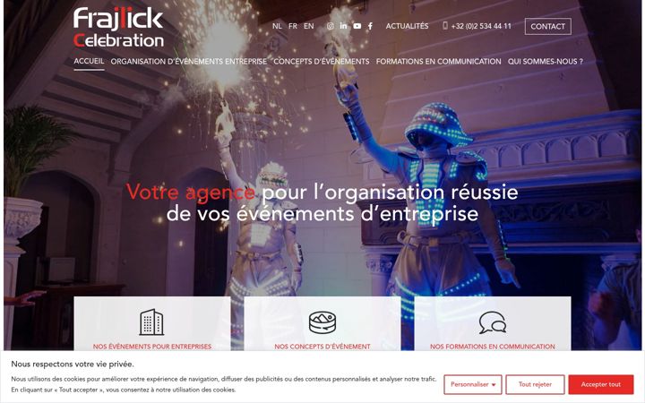 Screenshot of frajlick.com
