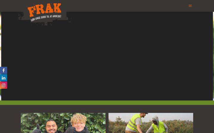 Screenshot of frak.dk