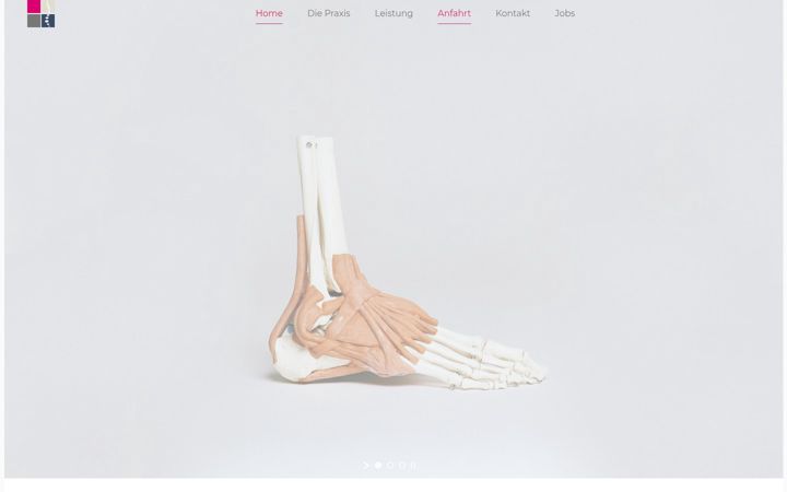 Screenshot of frala-physio.de