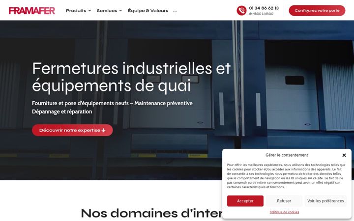 Screenshot of framafer.net