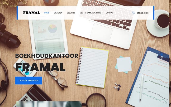 Screenshot of framal.be