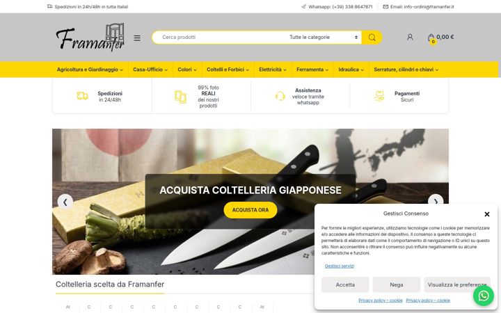 Screenshot of framanfer.it