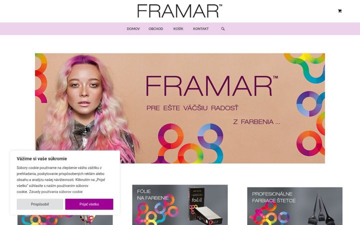 Screenshot ta' framar.sk