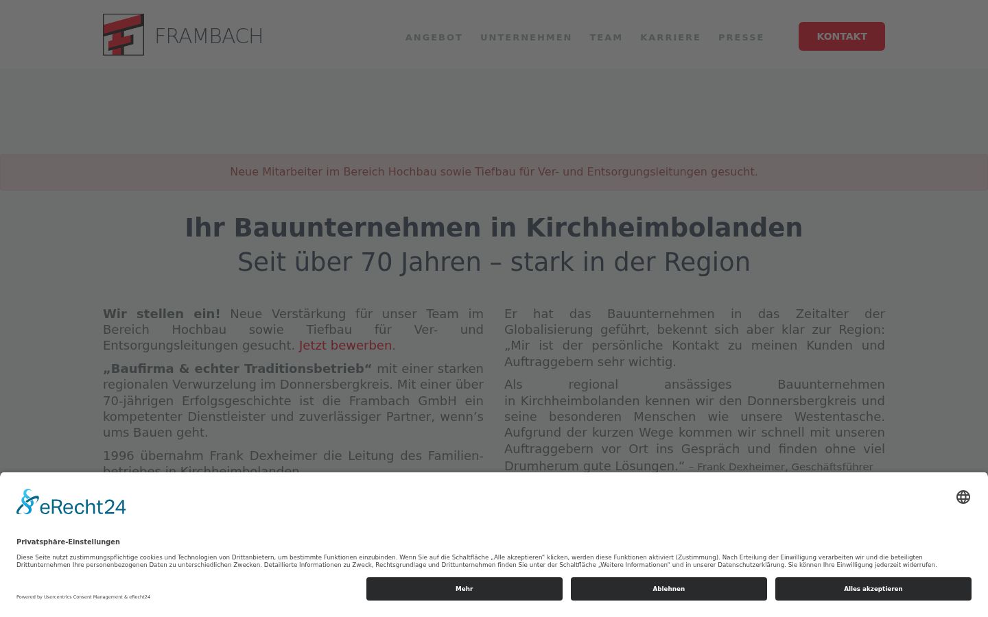 Screenshot tal-banner tal-kunsens muri qabel kwalunkwe interazzjoni