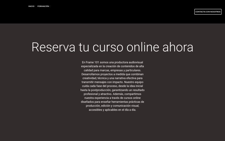 Skjámynd af frame101-formacion.com