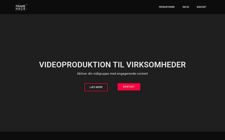 Screenshot of framehack.dk