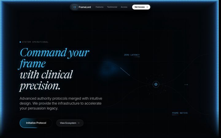 Screenshot of framelord.com