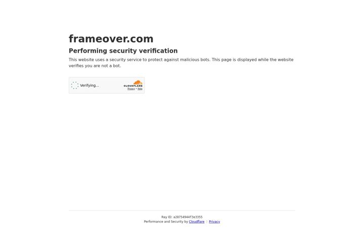 Screenshot of frameover.com