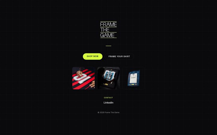 Screenshot of framethegame.com