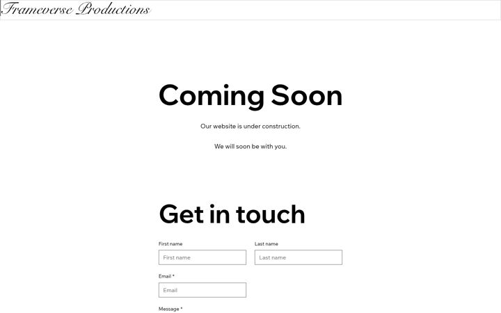 Screenshot of frameverse.com