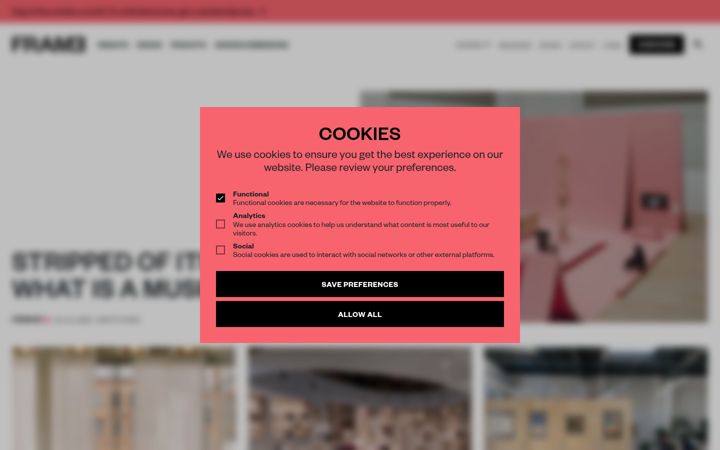 Screenshot of frameweb.com