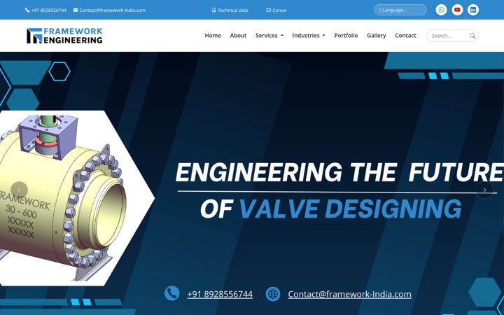 Screenshot of framework-india.com