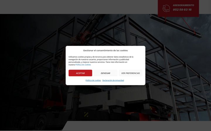 Screenshot of framirezgruas.com