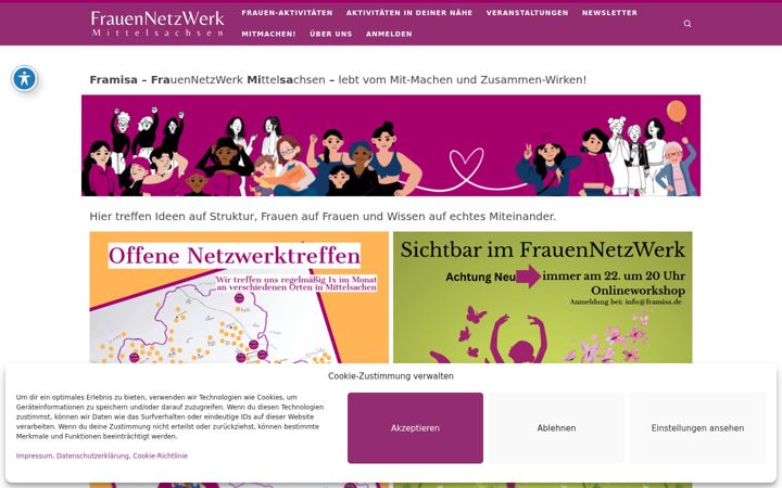 Screenshot of framisa.de