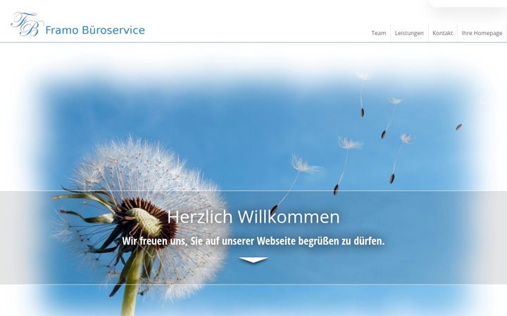 Screenshot of framo-bueroservice.de