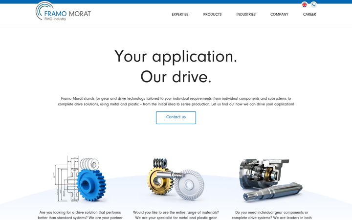 Screenshot of framo-morat.com